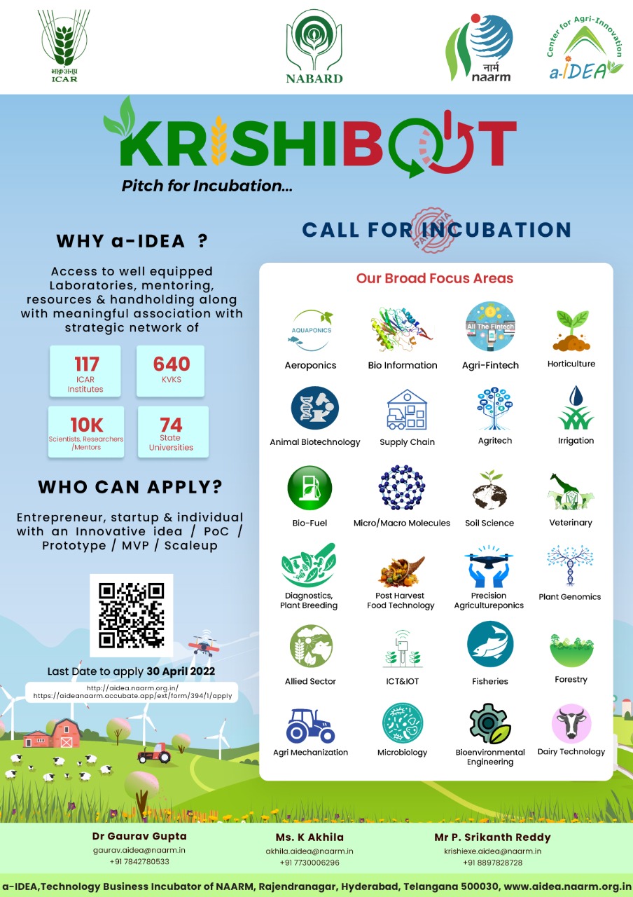 KRISHIBOOT- Call for Incubation